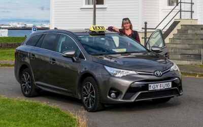 Taxi transfer z letiště do hotelu v Reykjavíku