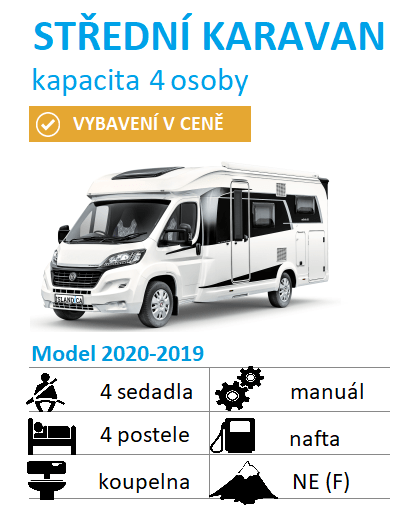 karavan pro 4 osoby