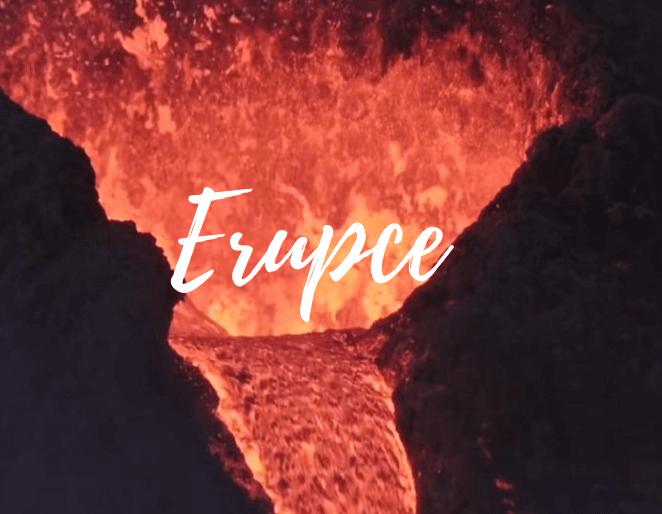 Erupce sopky na Isladu