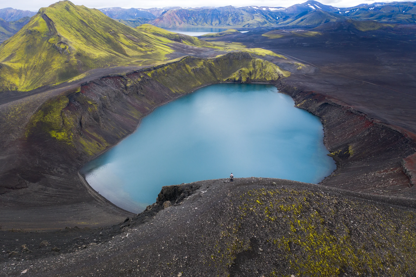 Kráter Kerid plný vody