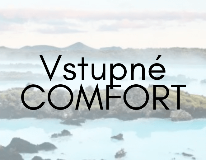 vstupenka Comfort Modrá laguna