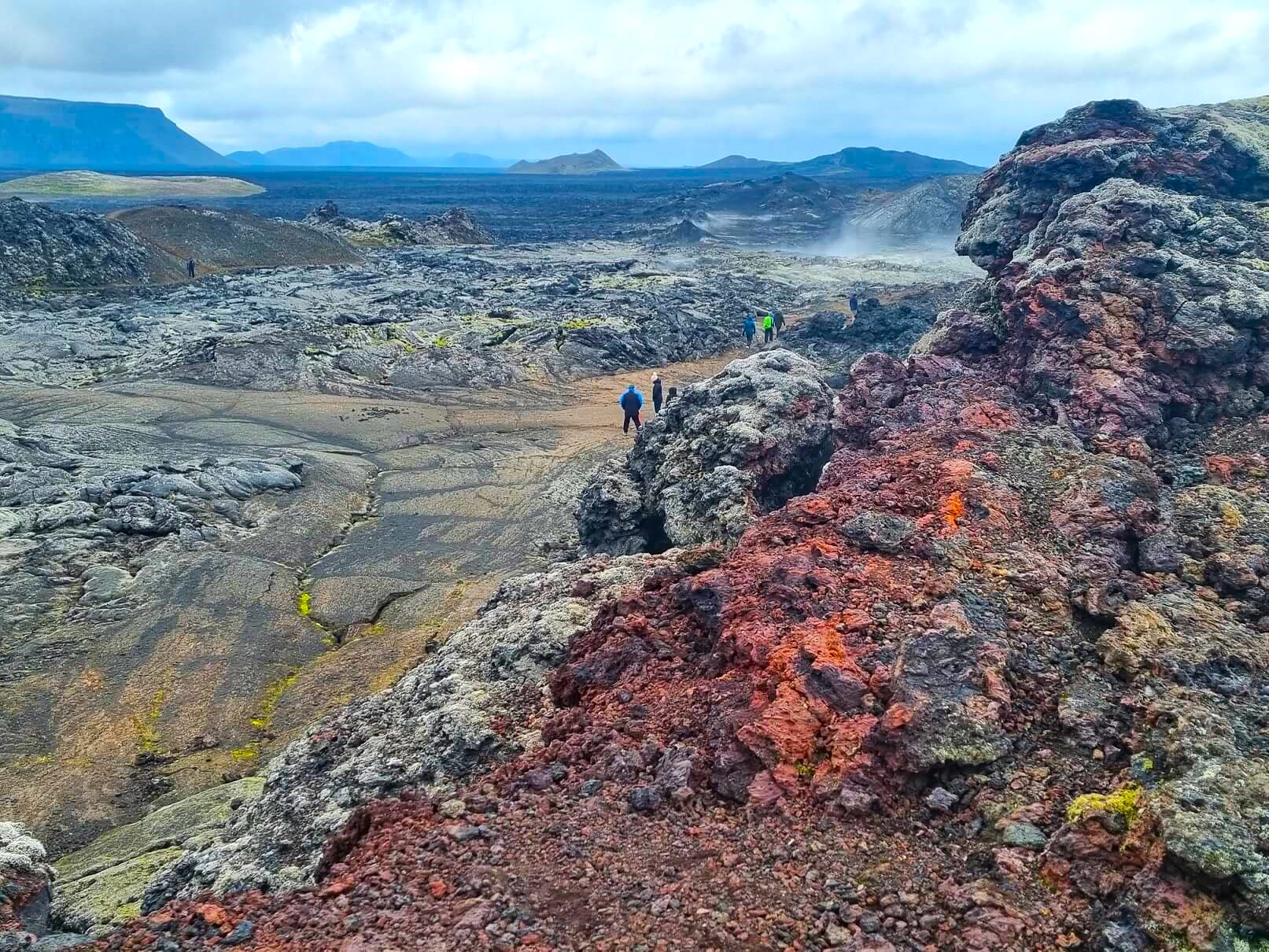 Krafla sopka na Islandu