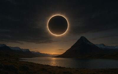 Zatmění slunce Snaefellsnes
