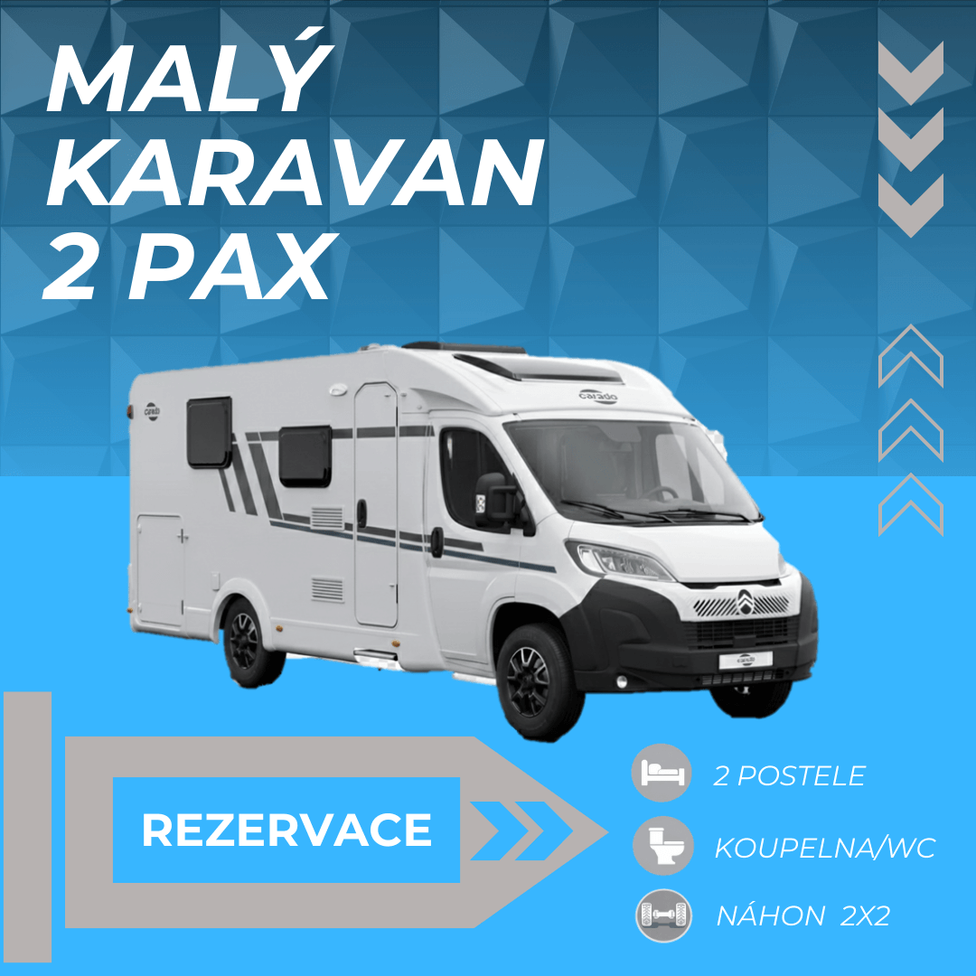 Malý karavan k pronájmu
