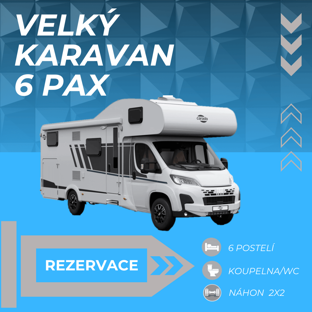 Velký karavan pro 5-6 osob