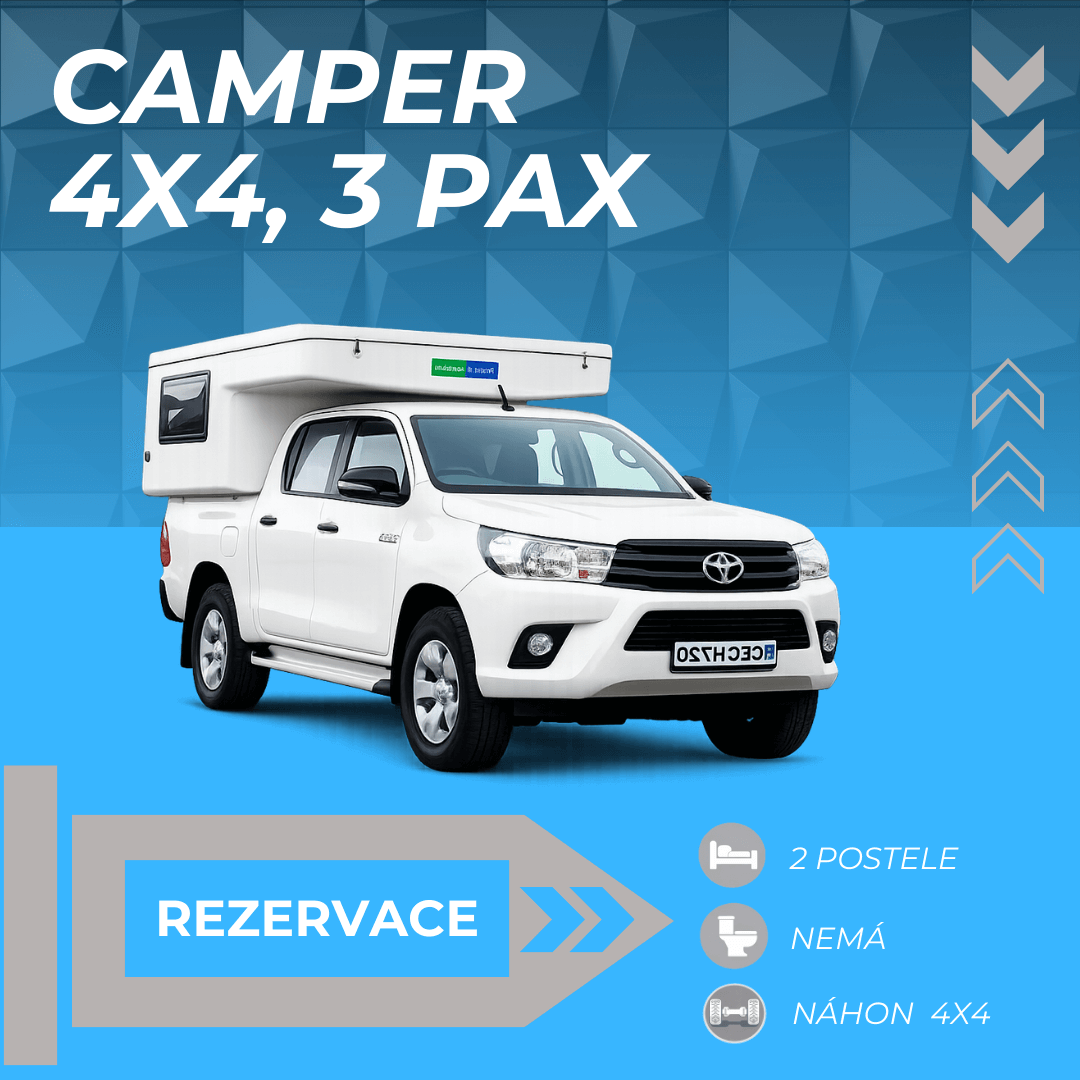 Camper 4x4 na Islandu